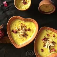 Kesari Makhana Phirni A picture of Kesari Makhana Phirni.