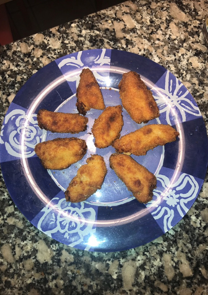 Una foto de Operación vieira; croquetas de vieiras y jamón serrano