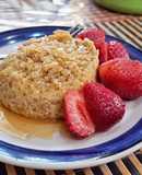 Quequito saludable de avena en taza