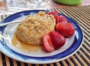 Una foto de Quequito saludable de avena en taza