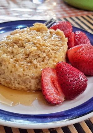 Una foto de Quequito saludable de avena en taza