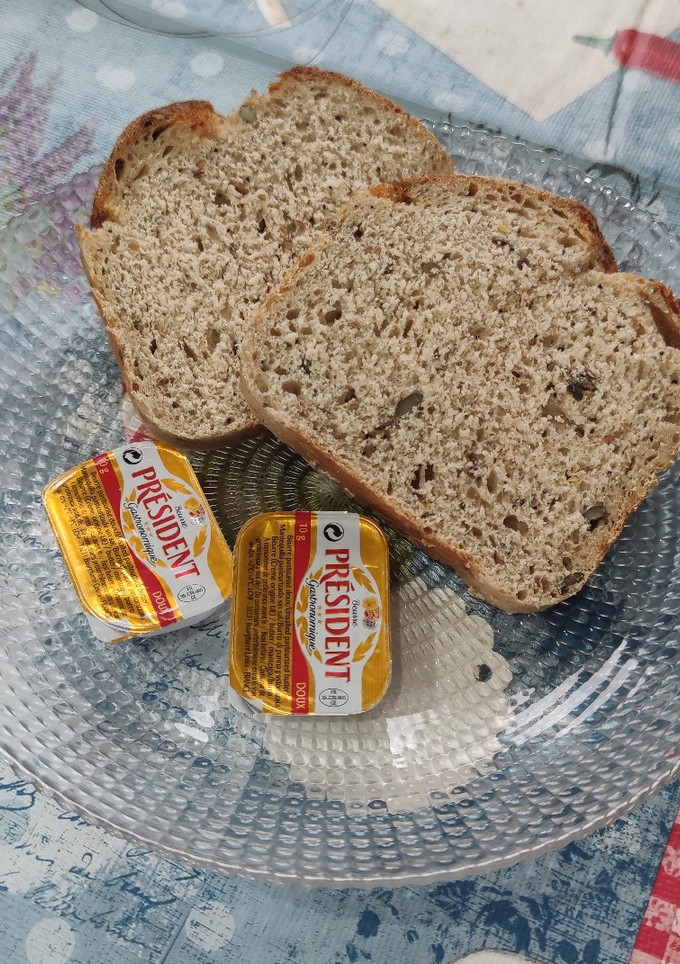Una foto de Pan de semillas