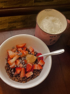 Una foto de Granola de chocolate casera🍫🌷
