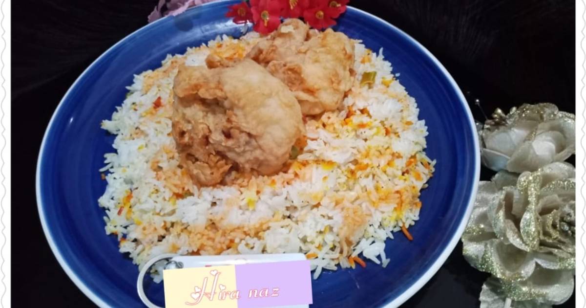 KFC_HOTSHOTS_WITH_RICE Recipe by Hira Naz Cookpad
