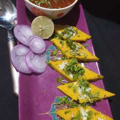 A picture of पाटवडी (patvadi recipe in marathi).