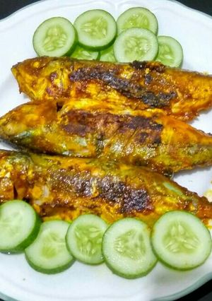 Foto resep Ikan kembung bakar bumbu padang