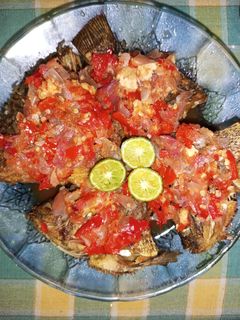 Foto resep Pecak ikan mujair