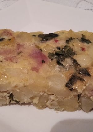 Una foto de Tortilla de papas en horno 🥚🥚🍳🍠
