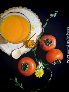 عکسی از دستور دسر خرمالو