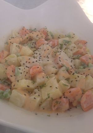 A picture of Czencarpot salad.