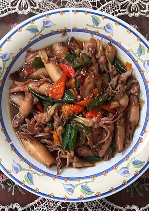 Foto resep Tumis Cumi Asin