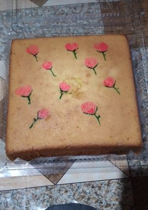 Foto resep Bolu Susu Bertabur Bunga Krokot