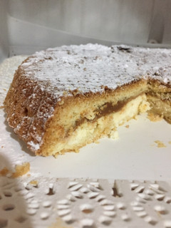 Una foto de Tarta de ricota y dulce de leche