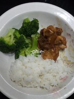 Foto resep Chicken teriyaki with boiled broccoli