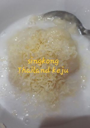 Foto resep Singkong Thailand keju lembut