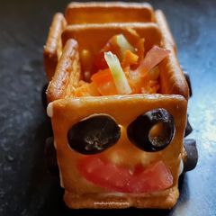 A picture of Biscuit Train salad.