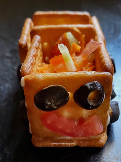 A picture of Biscuit Train salad.