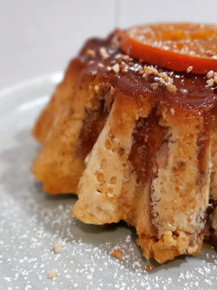 Una foto de Pudding de roscón de Reyes