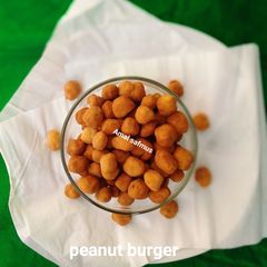 A picture of Peanut burger.