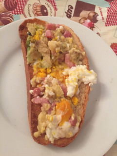 Una foto de Tosta de aguacate