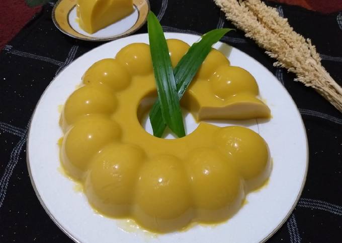 Recipe: Delicious Puding labu kuning (pumpkin pudding)