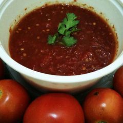 A picture of Tamatar ki chutney.