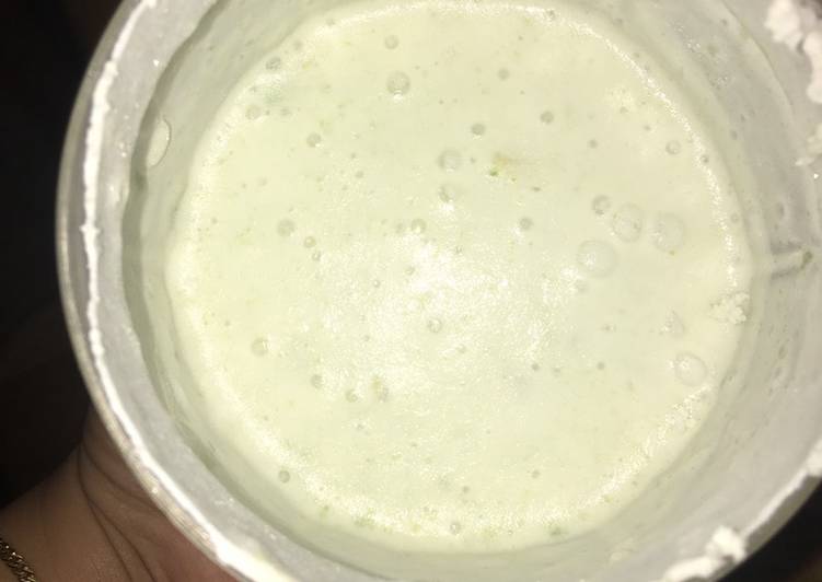 Ice cream avocado cheese keto