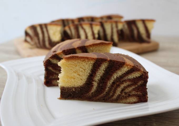 Resep Bolu Macan Ogura (Tepung Singkong, Gluten Free) yang Lezat