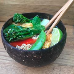 A picture of Noodles with Vegetables and Beancurd.