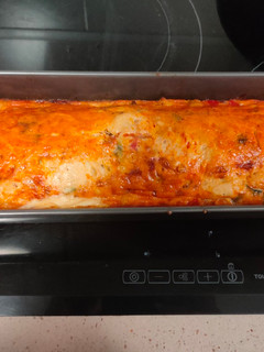 Una foto de Pastel de pollo y verduras