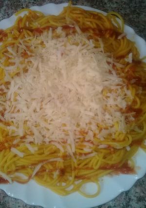 صورة لوصفة سباغيتي 🍝🍝🍝