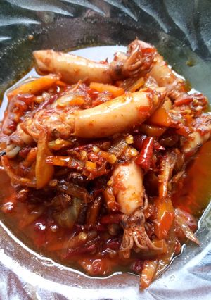 Foto resep Sambal cumi wortel