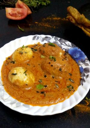 A picture of Egg masala.