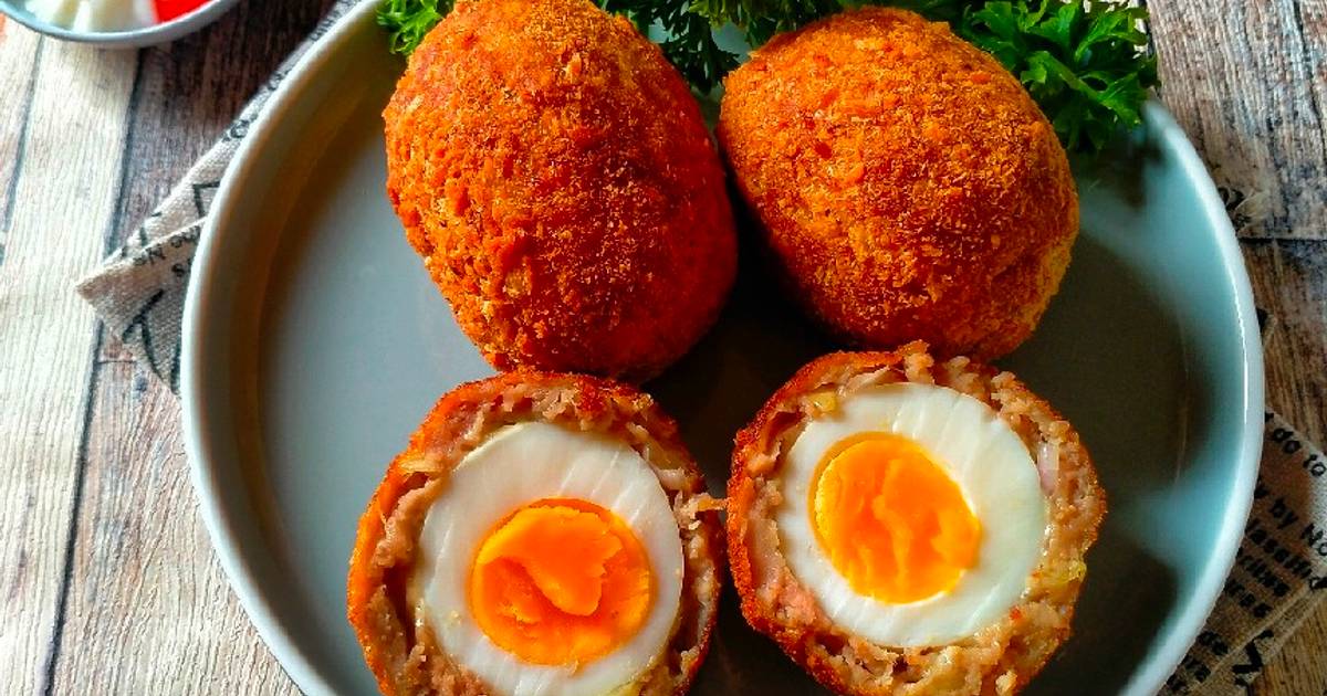 Resep Scotch Egg oleh memey - Cookpad