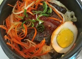 Recipe: Tasty Teriyaki Eel over brown rice 