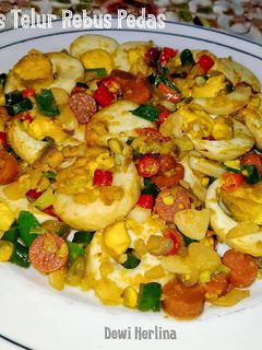Foto resep 97.Tumis Telur Rebus Pedas