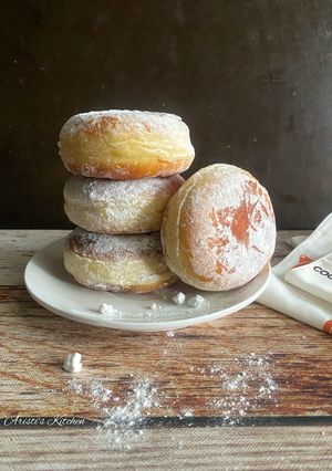 Foto resep Donat Bomboloni Discard Sourdough