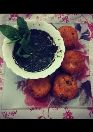 A picture of Sabodana Aloo Tikki.