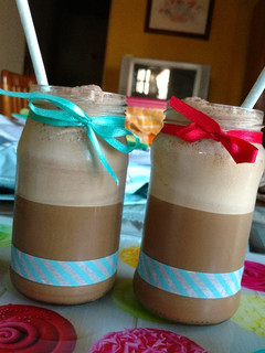 Una foto de Frappé de café y chocolate