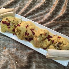 A picture of Banana custard Ice cream.