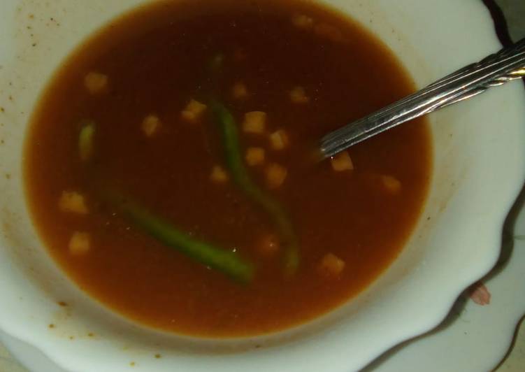 Easiest Way to Prepare Perfect Spicy tomato soup