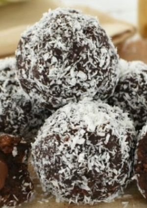 Foto di Dolci Tartufi senza cottura con Cocco Cioccolato e Nutella 