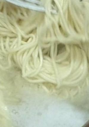 A picture of How to boiled noodles.
