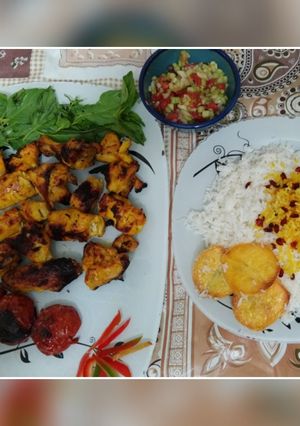 عکسی از دستور جوجه کبابی