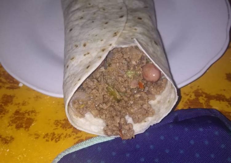 Burritos de carne.  Riquísimo