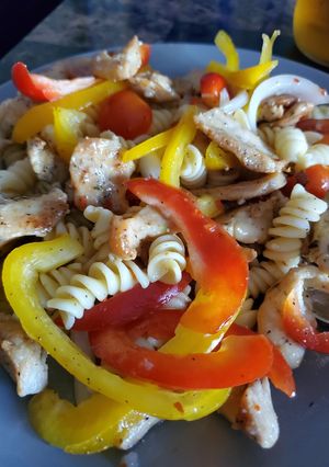 Una foto de Ensalada de pasta Rotini