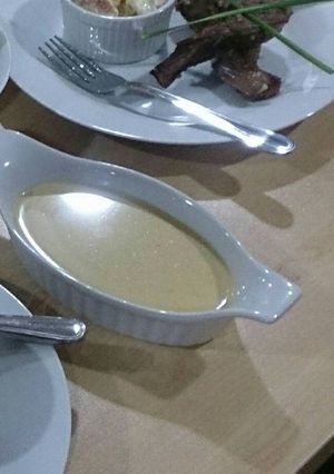 A picture of Mint and Mustard Gravy/Sauce.