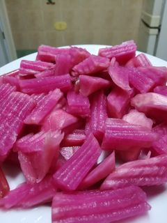 صورة لوصفة اللفت المخلل👍👍