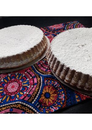 Una foto de Tartas de ricota simple y con dulce de leche
