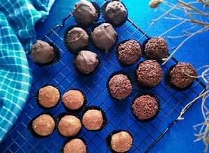 Foto resep TRIPLE CHOCO BALLS / Bola-bola Biskuit Coklat (#pr_olahancoklat)